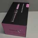 5 in 1 Automatic Rotating Curling Iron Set, CrazyMar Curling Wand Set - 5 Barrels (3/4,1,1/4 Inch) Dual Voltage Curling Wand for Professional Hair Styling, Travel, Ceramic Coating(Hot Pink)