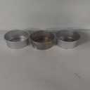 HomeMall 8 x 3 Inch Aluminum Round Cake Pan, 3-Piece Set Cake Baking Pans, Round Layer Cake Baking Pans for Birthday Wedding Home Kitchen DIY Baking Tools, Heavy Sturdy & Healthy, Oven Safe