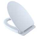 TOTO SoftClose Slow Close Elongated Toilet Seat and Lid, Cotton White
