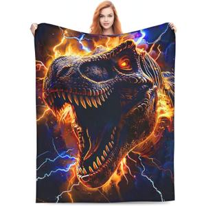 Boys Dinosaur Blanket for Kids,Throw Blankets All Season,4 Sizes Option, Lightweight Soft for Sofa Couch Bed 50"X40"