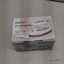 BEAUTURAL Mini Travel Steam Iron for Clothes with Dual Voltage, Temperature Control, NonStick Soleplate and Cord Storage, Ideal for Sewing, Quilting and Handcraft