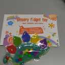 Easter Basket Stuffer Gift for Toddler Boys Dinosaur Color Sorting Sensory Toy Roadtrip Travel Essenstial Dementia Fine Motor Autism Fidget Preschool Classroom Activities for Kid Valentine Day (1 Pc)