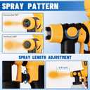 Paint Sprayer for Dewalt 20V Battery, 2 Containers, Easy to Clean, Spray Paint Gun for Furniture Cabinets Fence Walls Door Garden Chairs(No Battery)