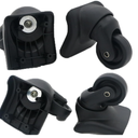 Zoofen Replacement Luggage Wheel Repair Suitcase Bag Parts Spinner Wheels Casters for Travel Customs Box W044 (A Set 4PCS)