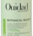 Ouidad Botanical Boost Curl Energizing & Refreshing Hair Spray, Curl Spray for Lasting Definition, No-Residue Hair Spray for Curly Hair, Adds Weightless Moisture, All Curl Types