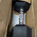 CAP Barbell 35 LB Coated Hex Dumbbell Weight, New Edition