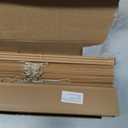 Cordless Light Filtering Mini Blind, 28 x 64 in, Woodtone