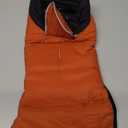 MIGOHI Lightweight Dog Coat, Windproof Dog Jacket, Puffer Jacket for Small Dogs, Padded Vest with Reflective Strips, Warm Snow Vest in Cold Weather, Easy On Hook & Loop Belly, Blue, XS (XS(Neck:10.2"))