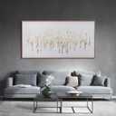 Canvas Wall Art Decor Abstract Canvas Art Wall Decor Large Wall Art for Living Rroom Modern Abstract Wall Art Prints White Gold Wall Art Decorations Artwork for Walls Bedroom Office Decor 29" x 58"