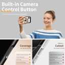 for iPhone 17 Air Case - [6.6 ft Military-Grade Drop Protection] [Anti-Peel Technology] Clear Black TPU Bumper Case with Cute Design(Cat and Flower)