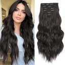 Clip In Hair Extensions 20 Inch 230G Dark Brown