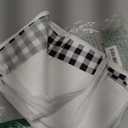 Tegeme 3 Pieces 18 x 28 Inches Buffalo Plaid Kitchen Towels Tea Dish Towels Hand Farmhouse Towel Black and White Kitchen Towel Home Family Love Cleaning Fast Drying Decor Gifts for Women Cooking