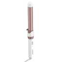 Conair Double Ceramic 1-inch Curling Wand, Straight wand produces flawless waves (White)