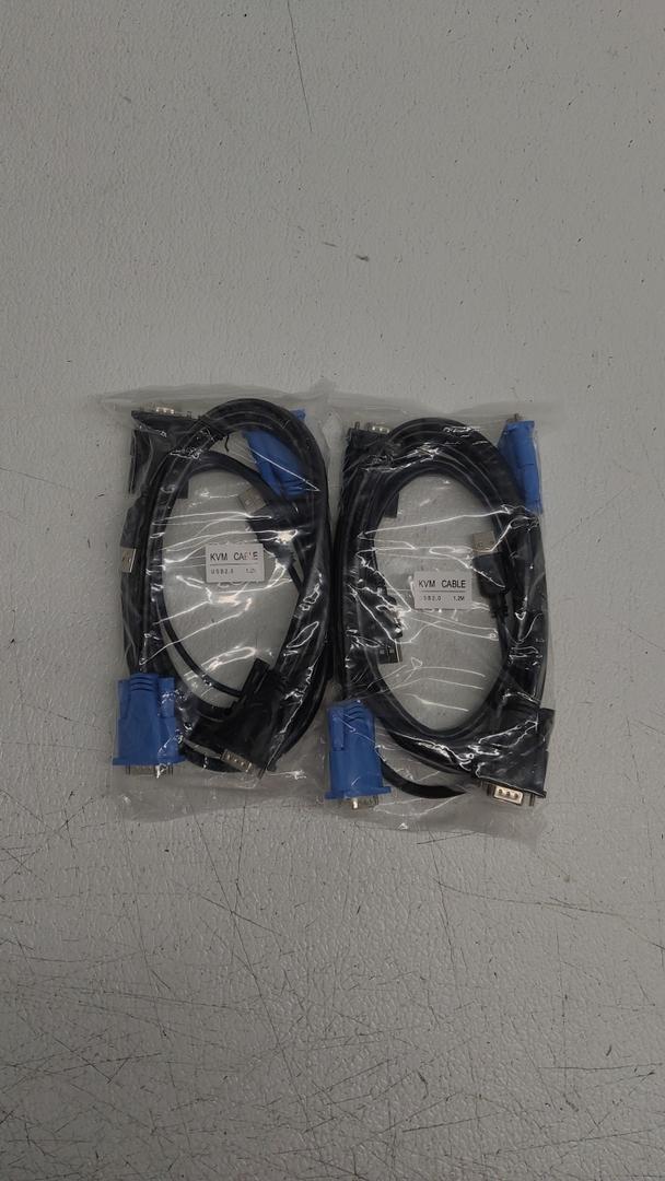 KVM Cable USB 2.0 1.2M 2Pcs