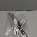 AIZESI Tension Rod 24 to 46 Inch, 1Pcs Black Tension Curtain Rod, Adjustable Spring Tension Rod No Drilling for windowkitchenclosetdoorway