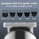 Ufree Beard Trimmer for Men, Waterproof Electric Razor for Nose, Body, Face & Mustache, Cordless Hair Clippers Shavers Grooming Kit, Gifts for Men Husband Father