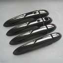 ZiWen Gloss Black Carbon Fiber Sport Door Handle Cover Trim for Jeep Cherokee 2014-2024 Compass 2018-2025 (Gloss Black)