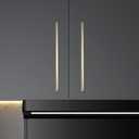 10 Pack 7-1/2 inch(192mm) Brushed Brass Kitchen Cabinet Handles Cabinet Pulls Gold Drawer Pulls Dresser Handles