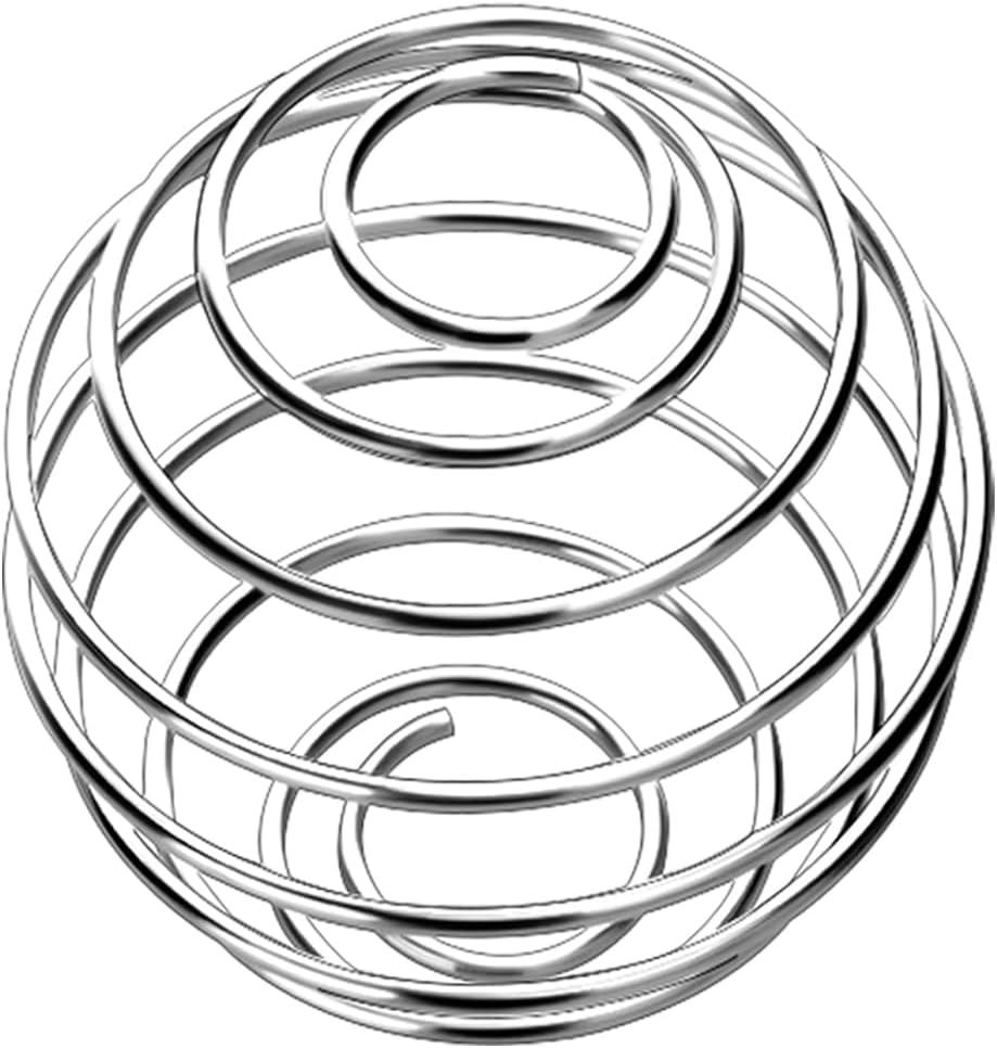 1Pc Small Size Shaker Balls for Protein Shakes,Milkshake and Salad Dressing,304 Stainless Steel Shaker Ball (1, 2.1-Inch)