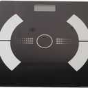 Smart Scale for Body Weight, Weight Scale with Backlight LED Display for BMI, Body Fat, Muscle Mass, 15 Body Composition, High Accurate Bluetooth Scale, Health Equipment Sync Apps 400lbs (Black)