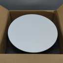 Kanwone 10-Inch Porcelain Cake Stand, Cake Plate, Dessert Stand, Cake Stand for Party, Home Decorating Stand, White