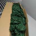 7 ft. Green PVC Hinged Xmas Pine Artificial Christmas Tree