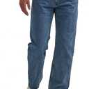 Wrangler Authentics Men's Classic 5-pocket Regular Fit Cotton Jean (36W x 34L, Vintage Blue Grey)