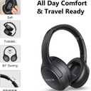 RUNOLIM Hybrid Active Noise Cancelling Headphones, Wireless Over Ear Bluetooth Headphones with Microphone, 70H Playtime, Foldable Headphone with HiFi Audio, Deep Bass for Home Travel Office