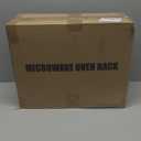 Expandable Microwave Stand, Heavy Duty 3-Tier Adjustable Microwave Oven Rack with 8 Hooks & 2 Holders, Space-saving Kitchen Counter Shelf for kitchen organizers and storage, 200lbs Capacity, White