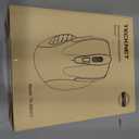 TECKNET Wireless Mouse (BT5.0/3.0 & 2.4G) Rechargeable 4800 DPI Silent USB A & Bluetooth Mouse 6 Buttons, Wide Compatibility - Grey