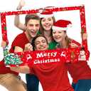 Christmas Photo Booth Props Frame Party Supplies - Xmas/Winter/Holiday New Year Decorations
