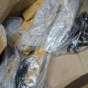 Hicarer 5 Set X156F Excavator Bucket Teeth with 156LPN Pins, Mini Backhoe Skid Steer Accessories Compatible with Hensley X156