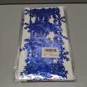 3 x ADLKGG Winter Wonderland Decorations, Frozen Birthday Party Backdrop, Blue Purple Snowflake Foil Fringe Curtain Tinsel Streamers Photo Booth Props for Christmas Baby Shower Home Decor, 3Pcs