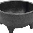 Service Ideas MB56BL Molcajete Bowl, 56 Ounce, Polypropylene, NSF Certified, Black