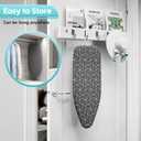 Small Ironing Board Tabletop, All-Metal Mesh Panel, for Dorm Apartment, 30"L x 12"W x 4"H
