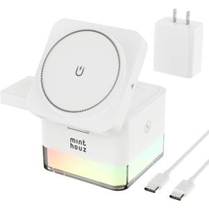 Foldable 3 in 1 Apple Charging Station for iPhone, Wireless Charger for iPhone 17 Air 16 15 14 13 12 Pro Max Plus, Foldable Charging Pad for Apple Watch Series & Airpods 4 3 2 Pro
