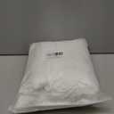 Gibelle Long Shower Curtain 72 x 78, Tall 3D Embossed Textured White Fabric Shower Curtain, Modern Farmhouse Chic Soft Cloth Bathroom Curtains Shower Set with Hooks