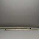 Warm Gold Corner Window Curtain Rods with Aluminum End Cap Finials and Brackets,1 Inch Diameter Bay Window Curtain Rods,2 Sided 36-72 Inch Adjustable Drapery Rod