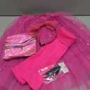 80s Outfits Costume Accessories for Women -T-Shirt, Fanny Pack, Tutu Skirt & More for Halloween, Birthday Parties (Large)