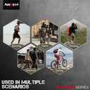 Outdoor Tactical Chest Bag for Men Sports Rig Vest with Pouch Phone Adjustable EDC Travel Pack (Tan)