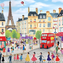 500 Piece Puzzles for Adults Paris Puzzles Jigsaw Puzzles 500 Pieces Tower Adult Puzzle Family Challenging Game Gift for Friends 20.5x15INAmazon's Choice