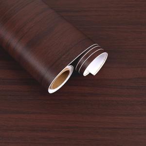 Large Size Red Brown Cherry Wood Contact Paper for Countertops 32"x118" Waterproof Removable Thick Wood Grain Wallpaper Peel and Stick Countertops for Kitchen Island Cabinets Walls Vinyl