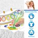 Crayola Color Wonder Magic Light Brush, Mess Free Painting Station for Kids, Gift for Kids, Learning Toddler Activity Toy, Ages 3+
