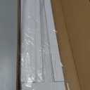 SEEYE 2 Inch Faux Wood Blinds for Indoor Windows with Crown Valance, Cordless Room Darkening Window Blind, 24" W x 60" H, Horizontal Wooden Shades for Bedroom, Kitchen, Office, Doors, White