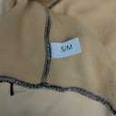 OEAK Womens Fleece Lined Tights Sheer Fake Translucent Pantyhose Thermal Tights High Waisted Footed Leggings Brown S/M 220g