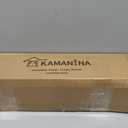 KAMANINA Bronze Curtain Rod for Windows 66 to 120 Inch (5.5-10ft), 1 Inch Heavy Duty Curtain Rods 32 to 120, Long Decorative Single Drapery Rods, Twisted Cage End