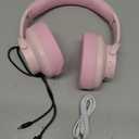 Picun B8 Headphones Wireless Bluetooth, 120H Bluetooth Headphone Over Ear with 3EQ Music Modes, Hands-Free Calls, Deep Bass Headphones for Travel Home Office Cellphone PC (Pink)