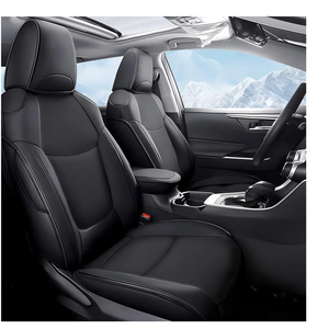 TTX Lighting Custom Fit Seat Covers for Toyota Corolla Cross Hybrid SE, XSE 2023 2024 2025,Full Set Faux Leather Corolla Cross Hybrid Seat Covers Black