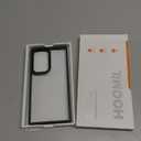 HOOMIL Case for Samsung Galaxy S23 Ultra 5G 6.8-Inch, Non-Yellowing, Drop Protection, Anti-Scratch, Transparent Hard Back Phone Cover - Green