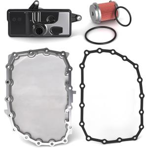 Auto Transmission Filter & Pan Gasket Kit+Transmission Oil Pan with Drain Plug,for Honda Civic 1.5L 1.8L 2.0L L4 2014-2019,#OE:21814-5T0-000 25420-5T0-003 25450-P4V-013 21151R3W000